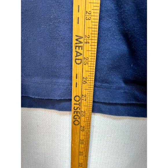 Daniel Cremieux Men's 1/4 Zip Polo Shirt Long Sleeve Stretch Size Large Blue - Picture 10 of 13